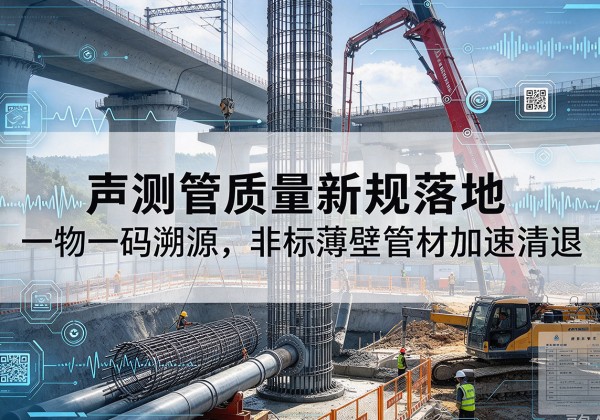 兴化声测管质量新规落地，一物一码溯源，非标薄壁管材加速清退